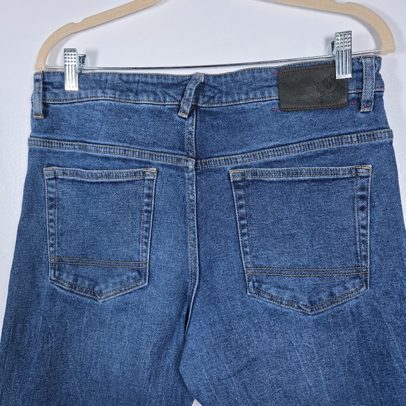 Grayers Premium Denim Straight Leg Blue Jeans Mens Size 32x32 - Picture 8 of 13